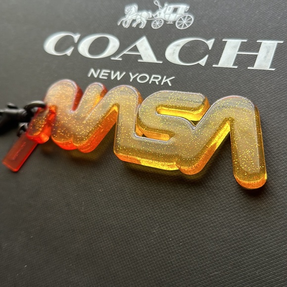 Coach x NASA Space Resin Bag Charm Key Fob Limited Edition Collection Rocket - Picture 5 of 8